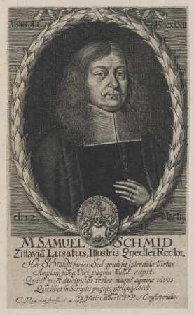 Bildnis des Samuel Schmid