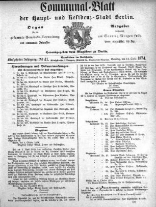 1874,41: No. 41, 11. Oktober 1874