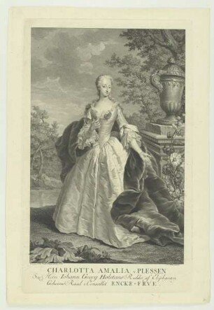 Bildnis der Charlotta Amalia von Plessen