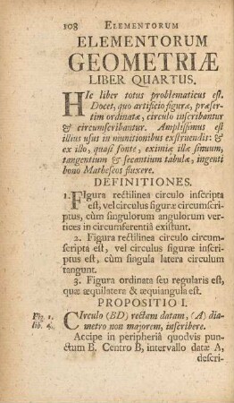 Elementorum Geometriæ. Liber Quartus