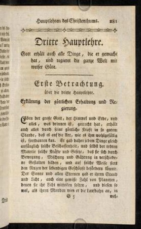 281-291, Erste Betrachtung