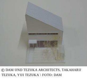 House to Catch the Sunlight - Modell des Gesamtgebäudes