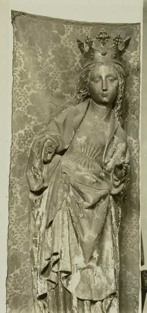Madonna : Görlitzer oder Schlesischer Meister. Madonna. Weidenholz. Verwalter, Stadtmuseum Bautzen
