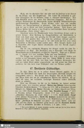 47. Berühmte Südlausitzer
