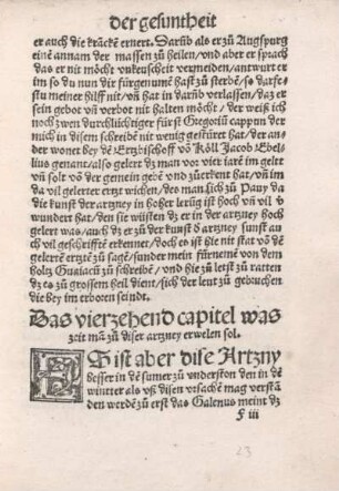Das vierzehend capitel was zeit ma zu diser artzney erwelen sol.