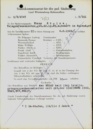 Stolze, Franz
