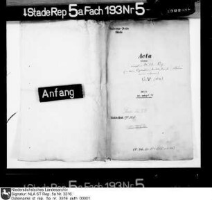 Einzelne Militärsachen, insbesondere Suppliken sowie Verfügungen und Mandate von Gouverneur bzw. Regierung Vol. V