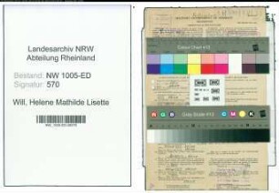 Entnazifizierung Helene Mathilde Lisette Will , geb. 29.08.1901 (Lehrerin)
