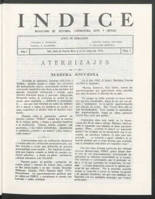 Año I, : núm. 2, 13 de mayo de 1929