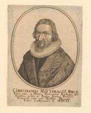 Christian Matthias, Dr. theol., Professor in Altdorf, zuletzt Pfarrer in Hagen