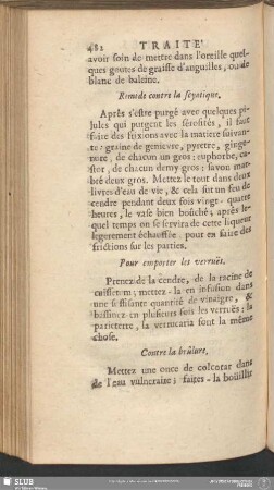 Contre la brûlure