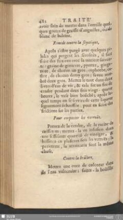 Contre la brûlure