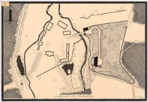 Herrenhaus Hohenborn bei Kassel Umbau: Lageplan