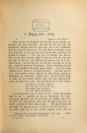 Friedrich Schlegels Briefe an seinen Bruder August Wilhelm