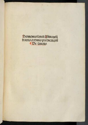 3: Sermones de sanctis