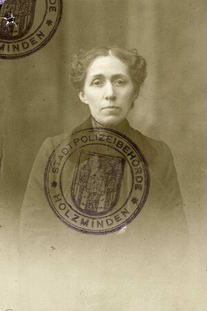 Foto der Anne-Marie Sepulchre, geboren am 25.09.1873 (Passfoto)