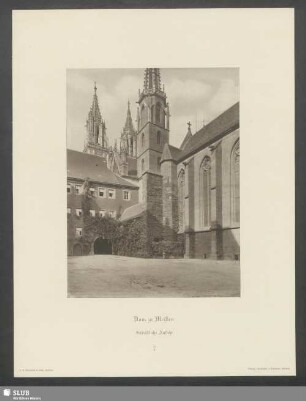 Dom zu Meißen. Südöstliche Ansicht