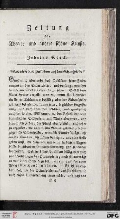 Zehntes Stueck