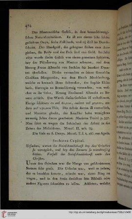 Sechstes Capitel