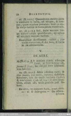 V. De Aere