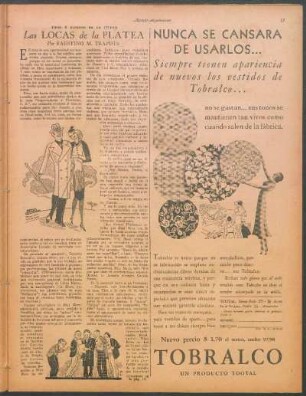 Las locas de la platea : Tipos y escenas de la ciudad