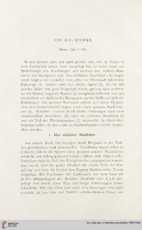 27: [Die Arbeiten zu Pergamon 1900-1901], [2], Die Bauwerke