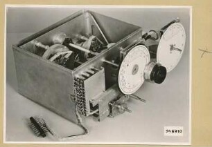Transportabler Mess-Sender HF 2843, Bauteil , Foto 1954