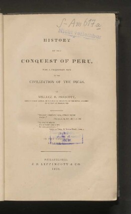 2: History of the conquest of Peru