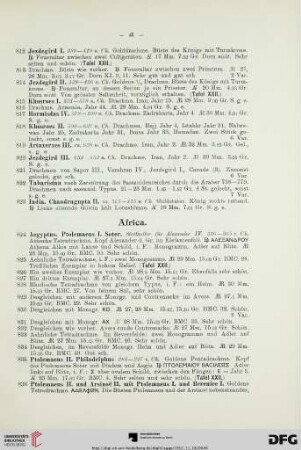 Africa (Nr. 824-860)