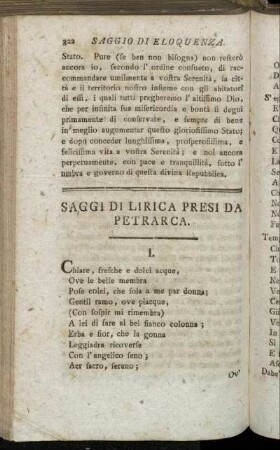 [Saggi di Poesia.]