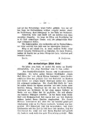 Ein merkwürdiges Stück Erde!