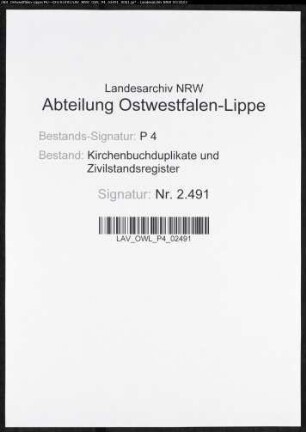 Kirchenbuchduplikat der evangelisch-reformierten Stadt- und Landgemeinde Schwerte, Kreis Iserlohn (GHT 1824, GHT 1831-1832, GHT 1834). (Gemeinde: Evangelisch-Reformierte Stadt- und Landgemeinde)