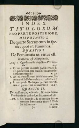 Index Titulorum
