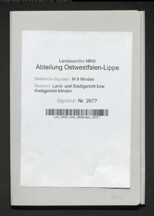 Schriftwechsel der Kreisgerichtskommission Petershagen mit dem und über den Regierungsgeometer Reick in Hausberge. (unvollständige Akten)