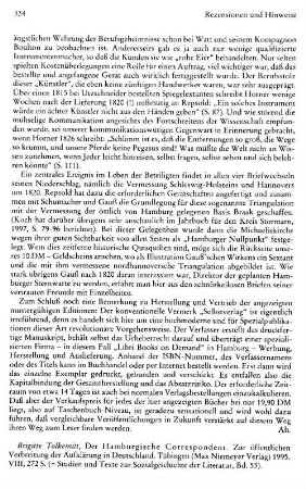 Tolkemitt, Brigitte :: Der Hamburgische Correspondent, zur öffentlichen Verbreitung der Aufklärung in Deutschland, (Studien und Texte zur Sozialgeschichte der Literatur, 53) : Tübingen, Niemeyer, 1995