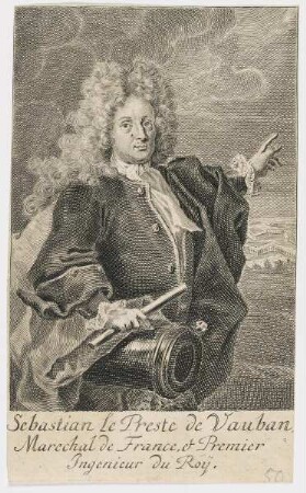 Bildnis des Sebastian le Preste de Vauban
