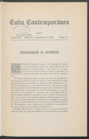 Protocolización de documentos