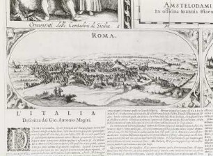 Italia (Karte 22); Ausschnitt: Ansicht von Rom