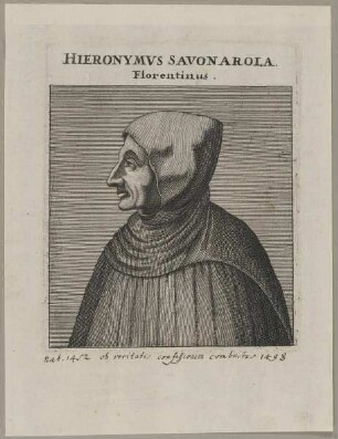 Bildnis des Hieronymvs Savonarola