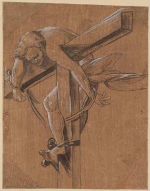 Der böse Schächer am Kreuz
