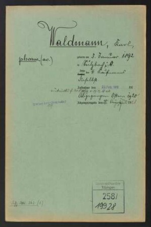 Karl Waldmann (geb. 1892)
