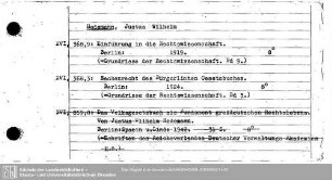 Hedemann, Justus Wilhelm