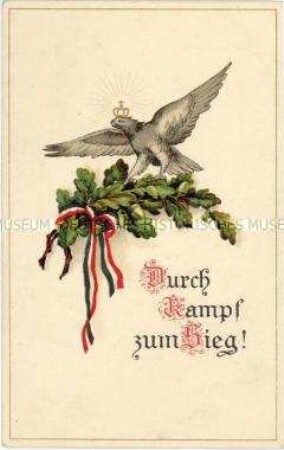 Patriotische Postkarte