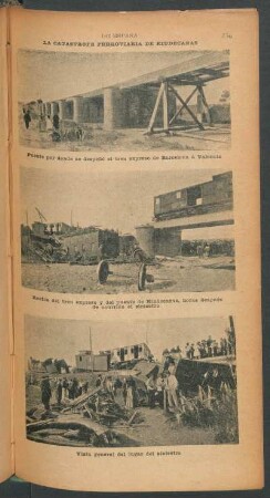 La catástrofe ferroviaria de Riudecaña - [Ilustración] : [Información extranjera] de España