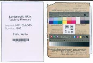 Entnazifizierung Walter Ruetz , geb. 19.07.1907 (Handelsvertreter)