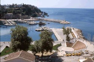 Antalya [Türkei]: Kleiner Hafen, von oben