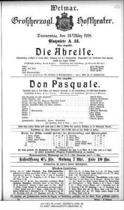 Die Abreise