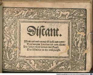 [68 deutsche, französische, lateinische mehrstimmige Lieder]