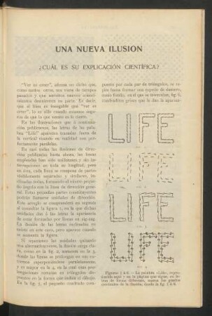 Una nueva ilusión : ¿Cuál es su explicación científica?