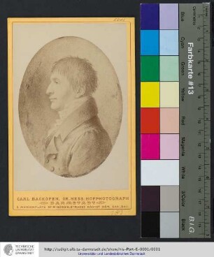 [Heinrich Theophil Ebel] / Carl Backofen, Gr. Hess. Hofphotograph